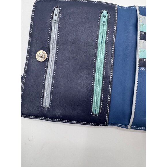 Mywalit Small Leather Travel Organizer Crossbody Wallet Purse With Adjustable St - Picture 15 of 15